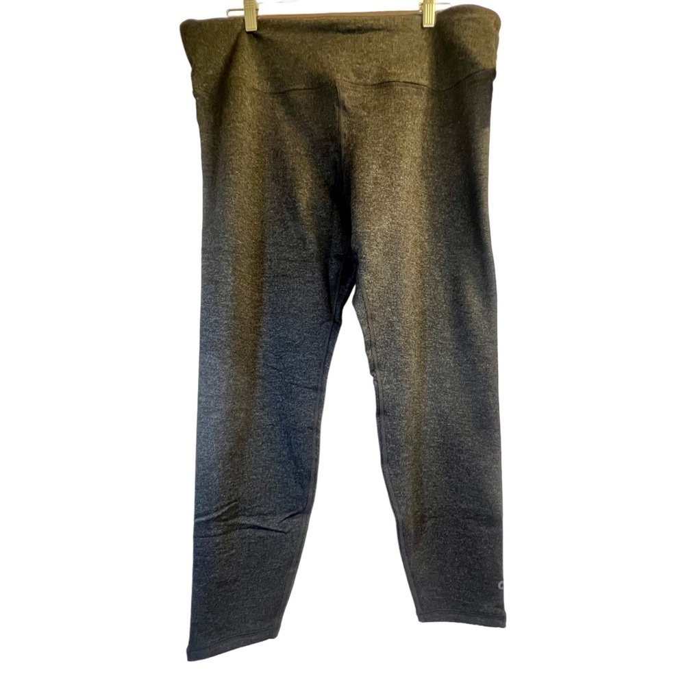 Hyba Women's Leggings XXL Charcoal Gray French Terry Legging